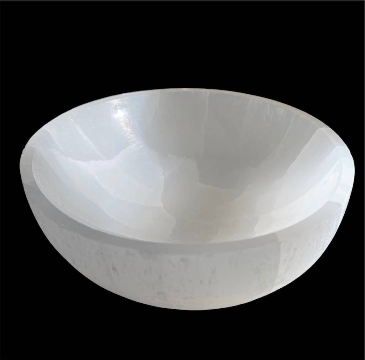 Selenite Bowl Round 6cm