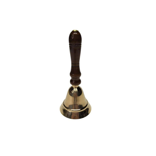 Brass Bell with Wooden Handle