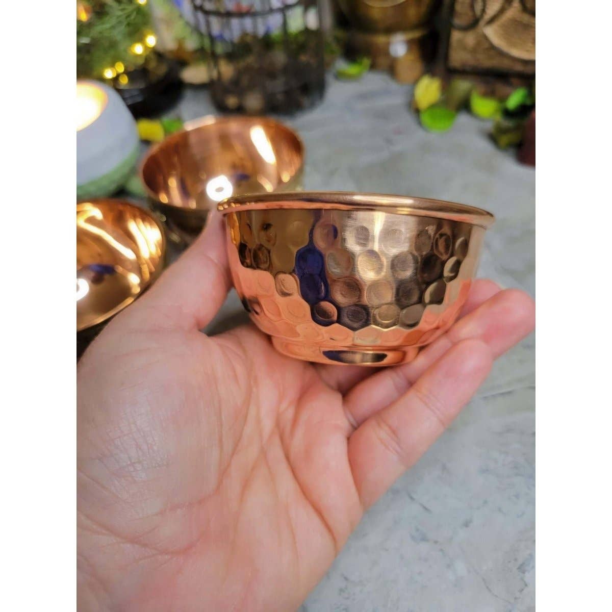 Copper Offering Bowls