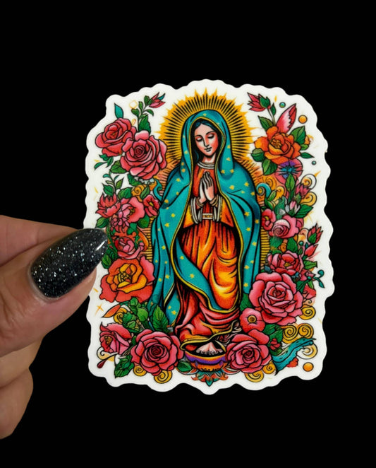 Virgen Guadalupe Vinyl Sticker