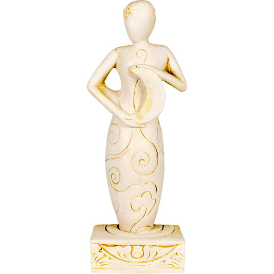 Gypsum Cement Figurine Moon Goddess