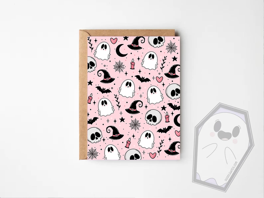 Spooky Ghost Greeting Cards