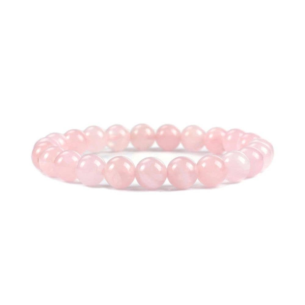 Crystal Bracelet - 8mm Rose Quartz