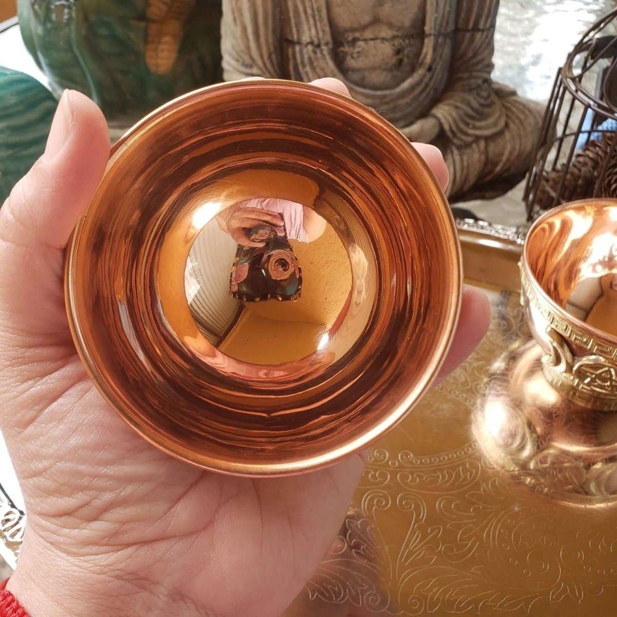 Copper Offering Bowls