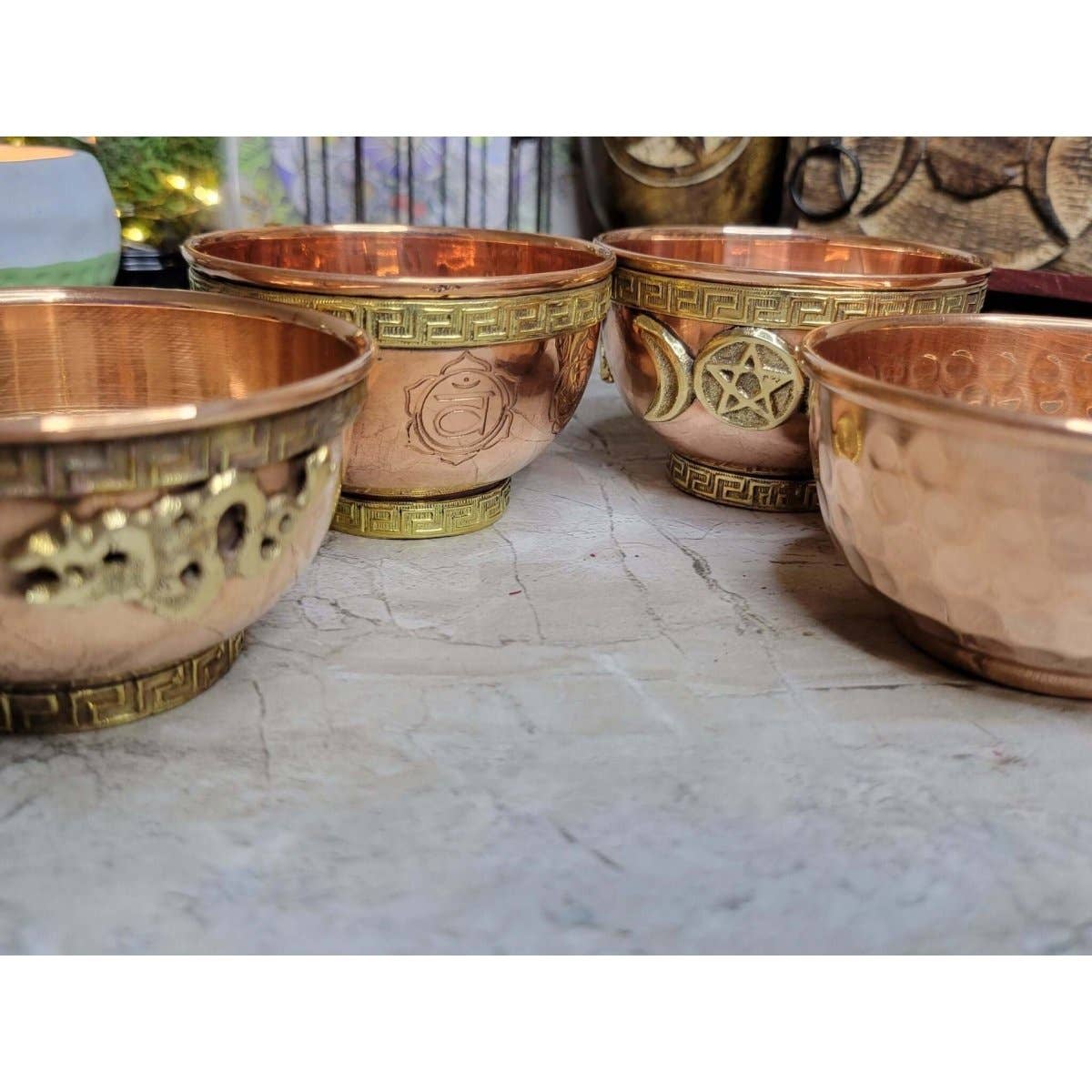 Copper Offering Bowls