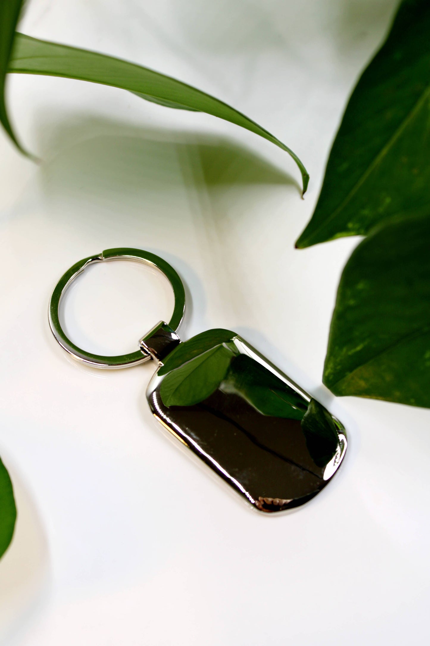 Vegvisir Runic Engraved Metal Keychain