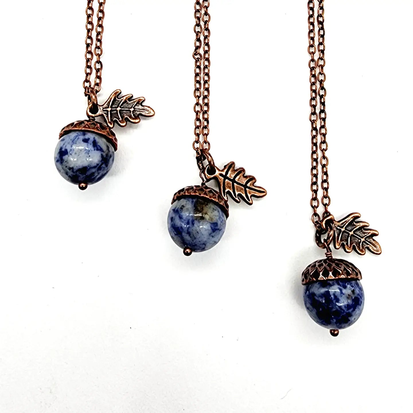 Acorn Necklaces - Variety of Gemstones