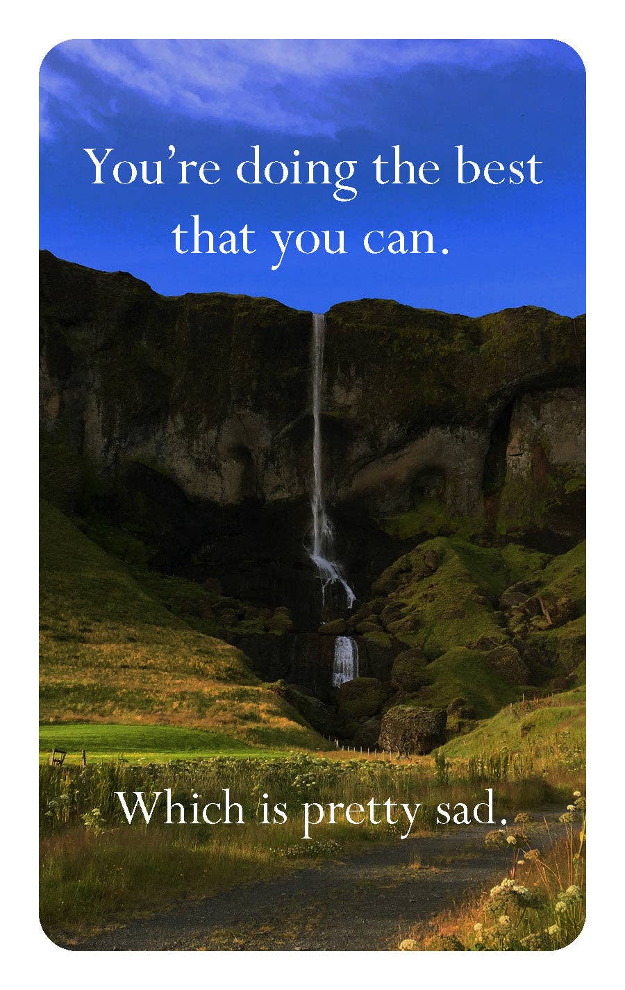 Disappointing Affirmations Deck by Dave Tarnowski