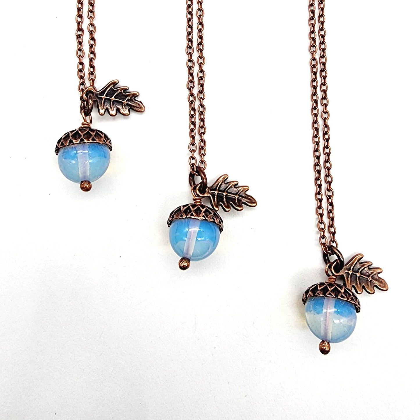 Acorn Necklaces - Variety of Gemstones