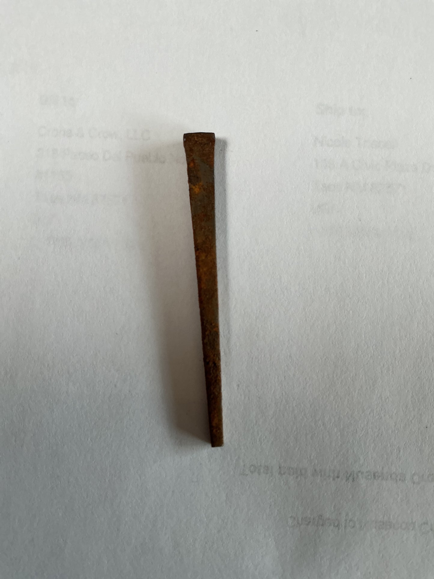 Square cut nails, 2.5"