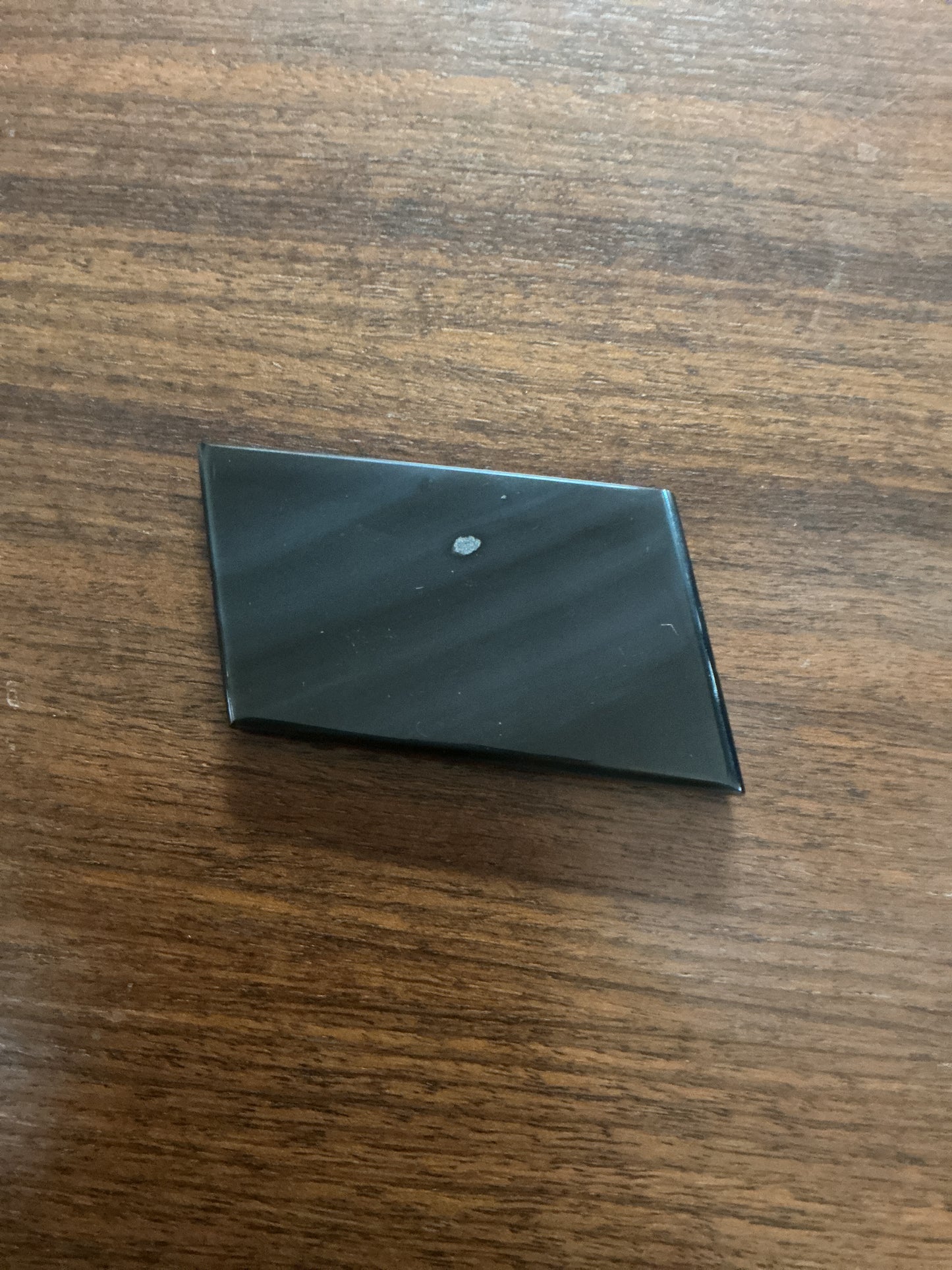 Rhomboid Shaped Polished Rainbow Obsidian