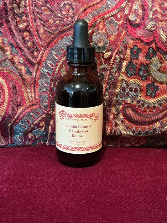 Biofilm Cleanser and Leaky Gut Restore 2oz Tincture